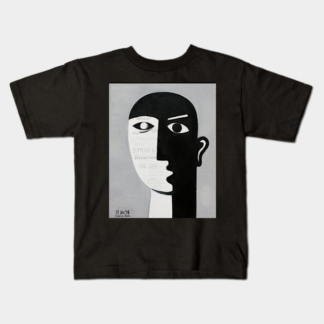 'INTERIOR DIALOGUE' Kids T-Shirt by jerrykirk